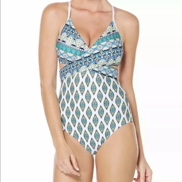 Jantzen Other - Coastal Zone Jantzen Paisley One piece Swimsuit